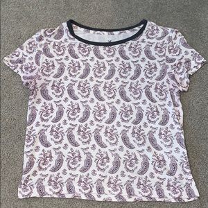 Patterned t shirt